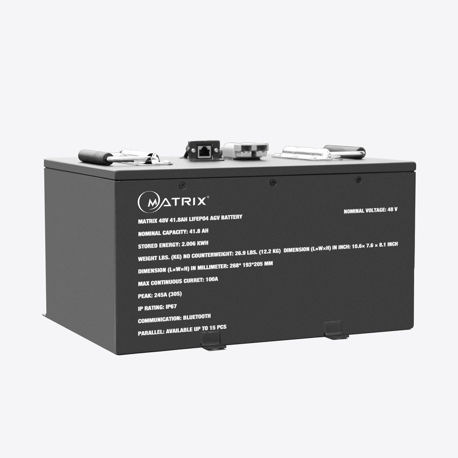 Matrix Lithium 48V 41.8Ah LiFePO4 AGV Battery
