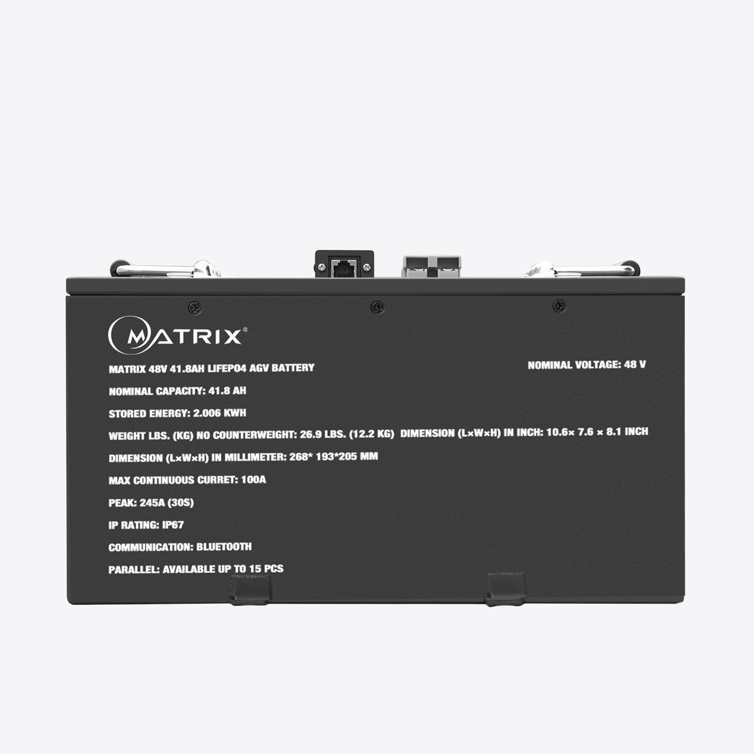 Matrix Lithium 48V 41.8Ah LiFePO4 AGV Battery - Image 3