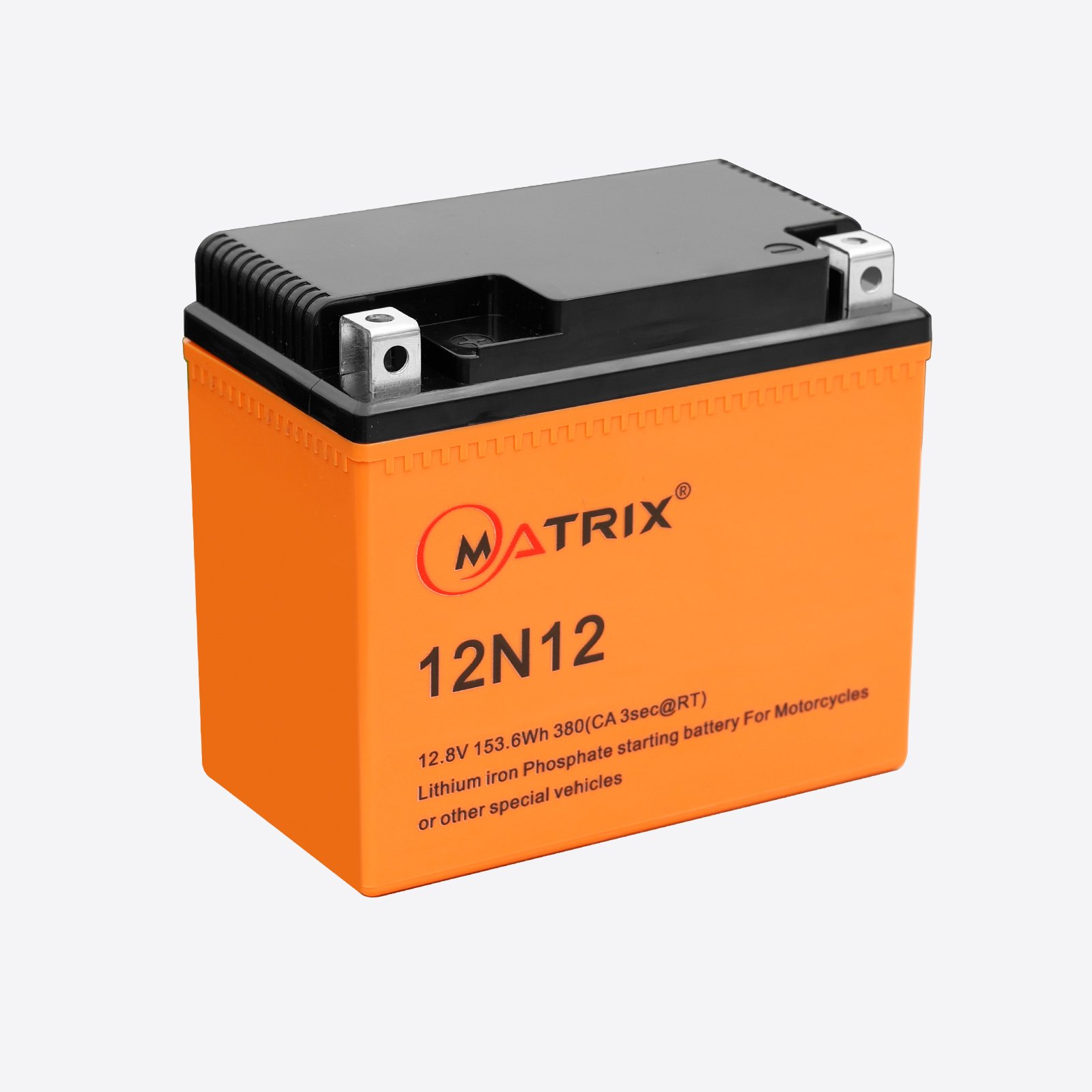 Matrix Lithium 12.8V 12AH LiFePO4 Starting Battery For Motorbikes