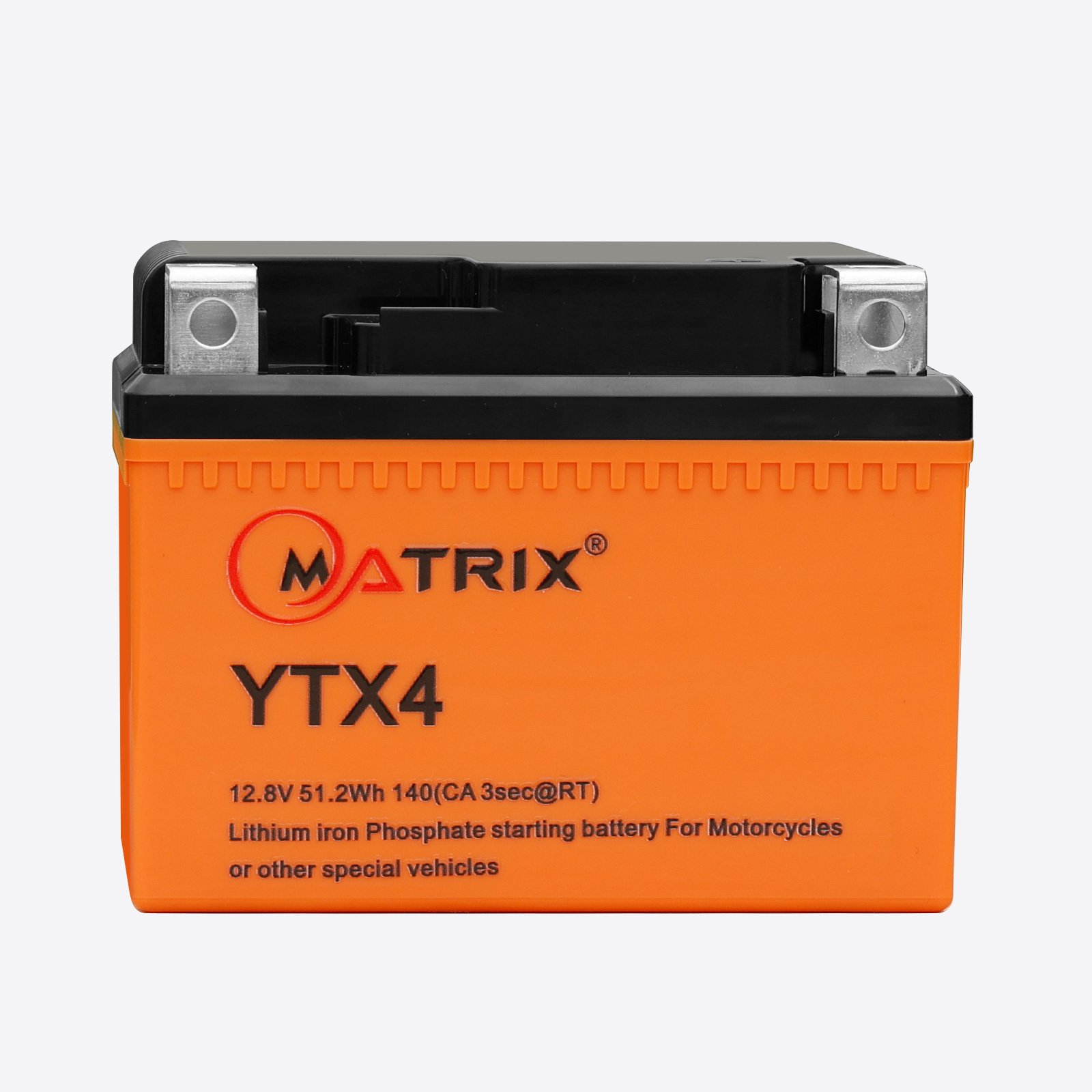 Matrix Lithium 12.8V 4AH LiFePO4 Starting Battery For Motorbikes - Image 2
