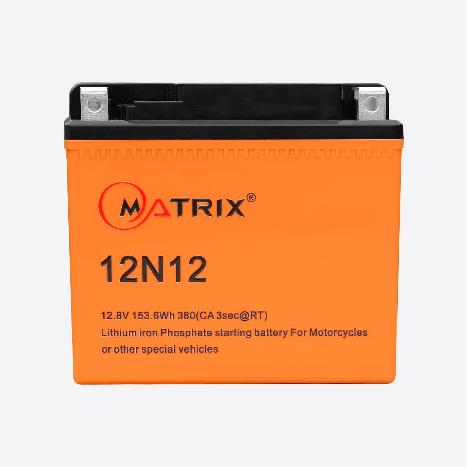 Matrix Lithium 12.8V 12AH LiFePO4 Starting Battery For Motorbikes - Image 2