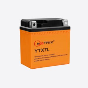 Matrix Lithium 12.8V 7AH LiFePO4 Starting Battery For Motorbikes YTX7L